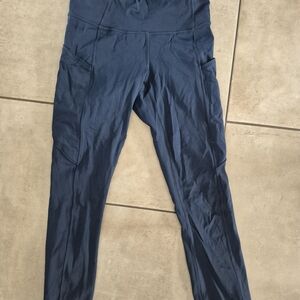 Lululemon Navy Blue High-Waisted Leggings
